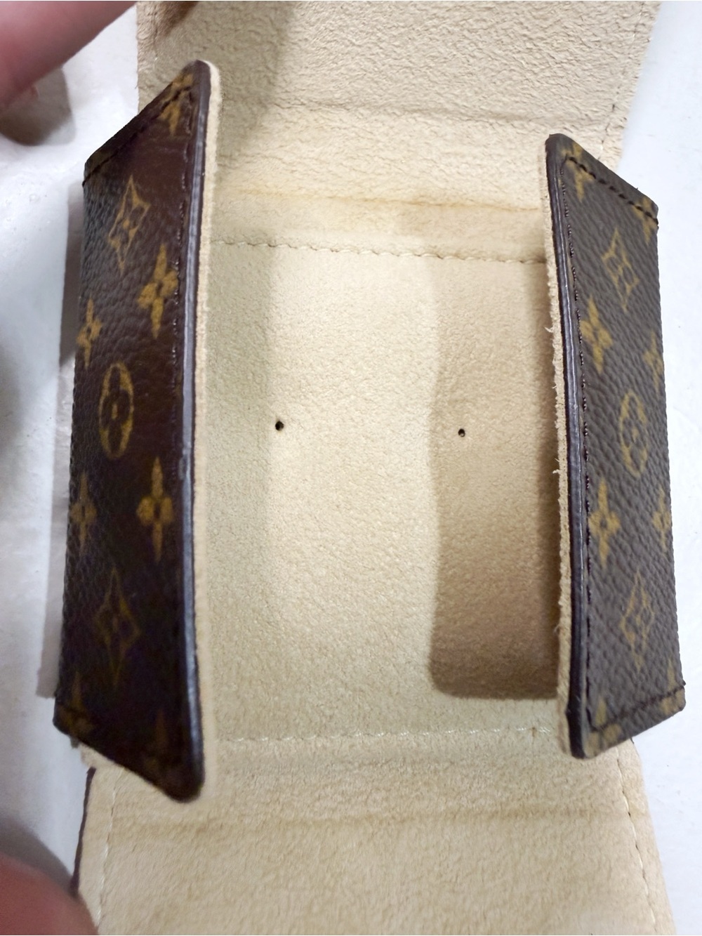 New Authentic Louis Vuitton Monogram Folding Jewelry Case Box for Traveling - Picture 8 of 12